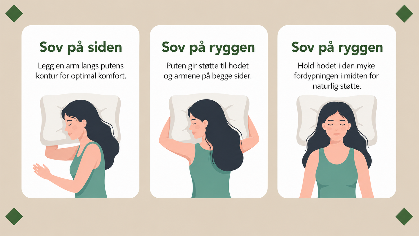 NakkeLett™ – Ergonomisk nakkepute som lindrer smerter i nakke og rygg