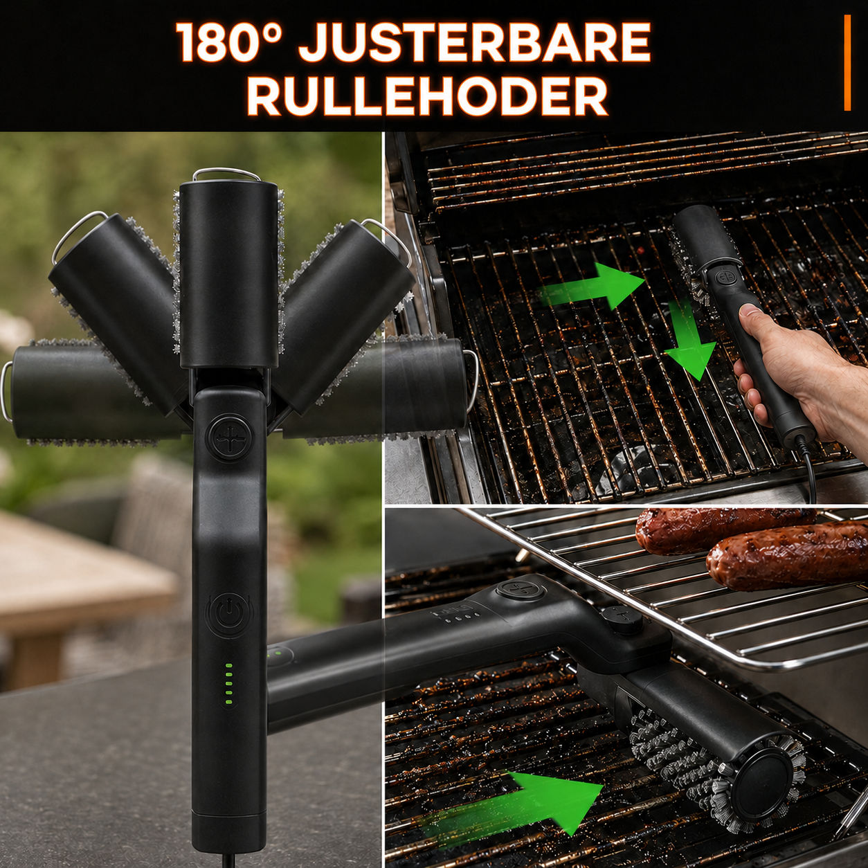 Grillvenn™ – Trådløs elektrisk grillrengører