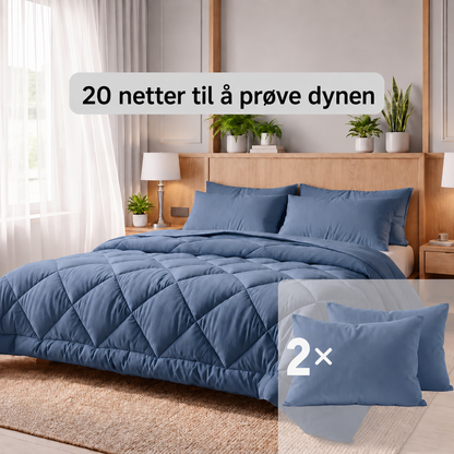 Lysdyne™ | Det hurtigtørkende 2-i-1-dyne som gjør sengetøy overflødig