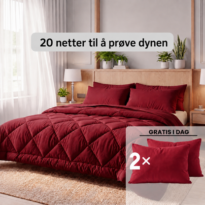 Lysdyne™ | Det hurtigtørkende 2-i-1-dyne som gjør sengetøy overflødig