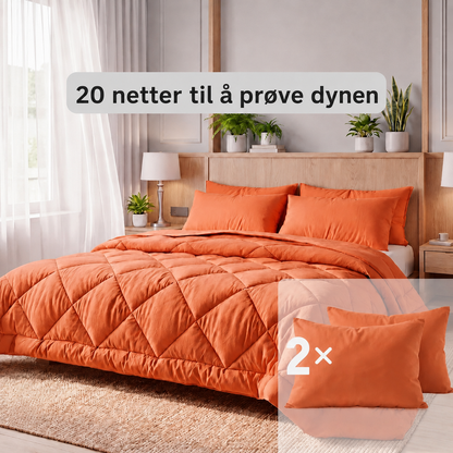 Lysdyne™ | Det hurtigtørkende 2-i-1-dyne som gjør sengetøy overflødig