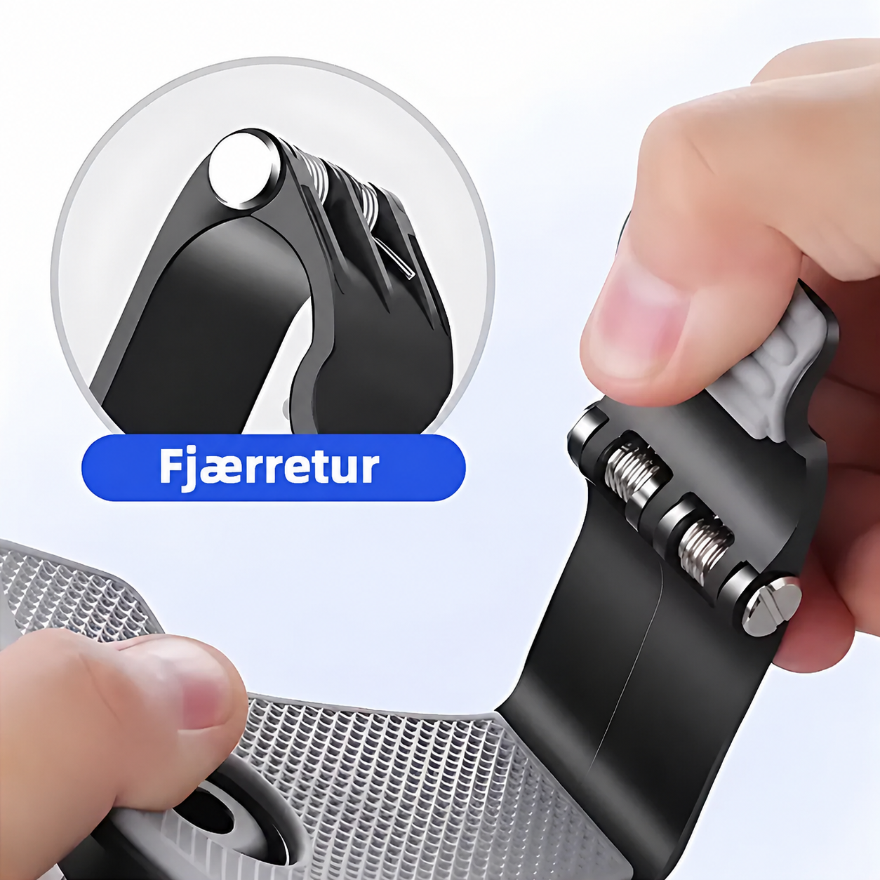 Grip360° Telefonholder: Roterende Telefonstandaard Med Sterk Kompakt Grip