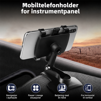 Grip360° Telefonholder: Roterende Telefonstandaard Med Sterk Kompakt Grip