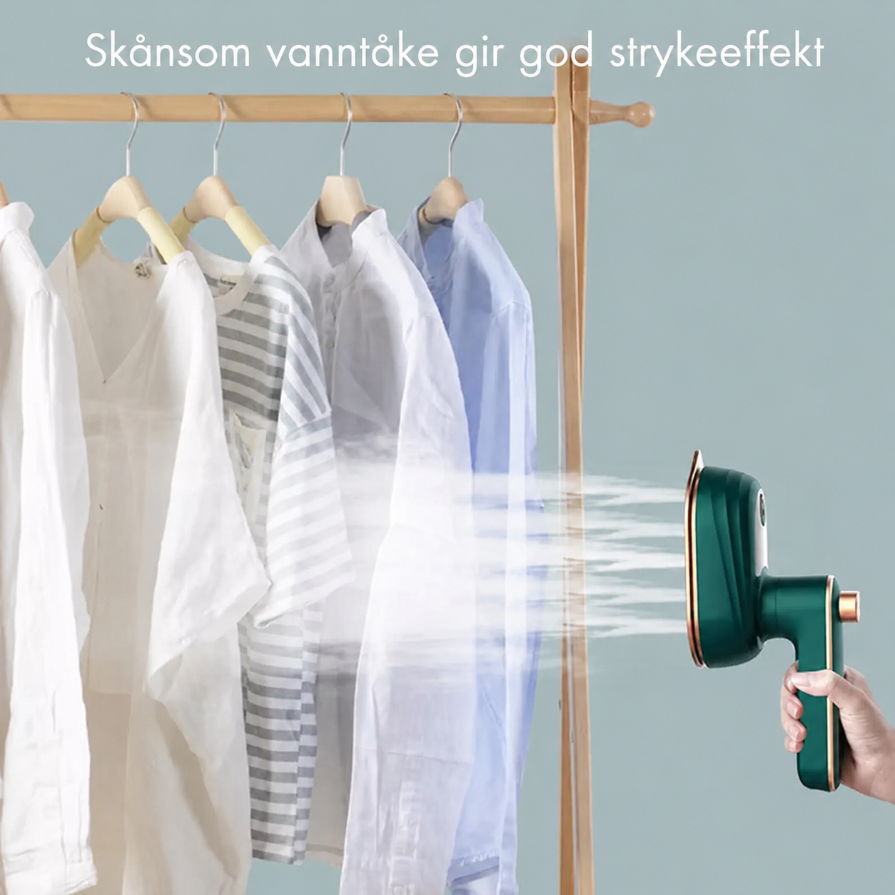 Nordisk MicroIron: Bærbart mini-strykejern for klær