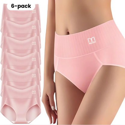 Skaplux™ | 6-Pack Höga Midjetrosor med Formande Effekt for Komfort hele Dagen