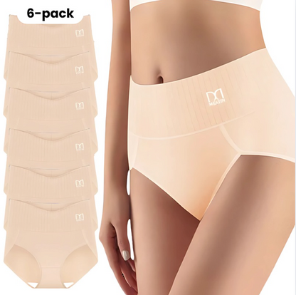 Skaplux™ | 6-Pack Höga Midjetrosor med Formande Effekt for Komfort hele Dagen